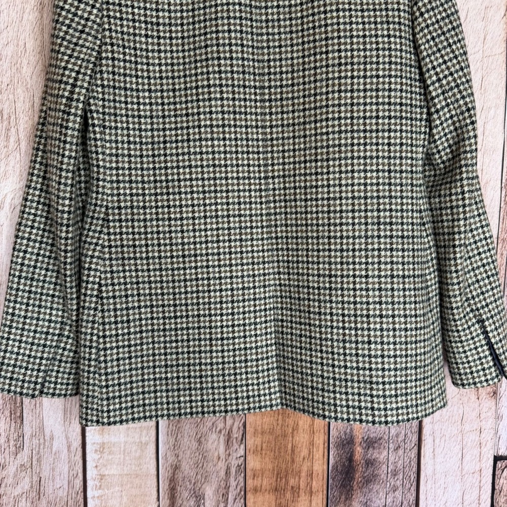 J.Crew Blazer Somerset Moon Wool Houndstooth Office Heritage Workwear Size 6 - Picture 6 of 10